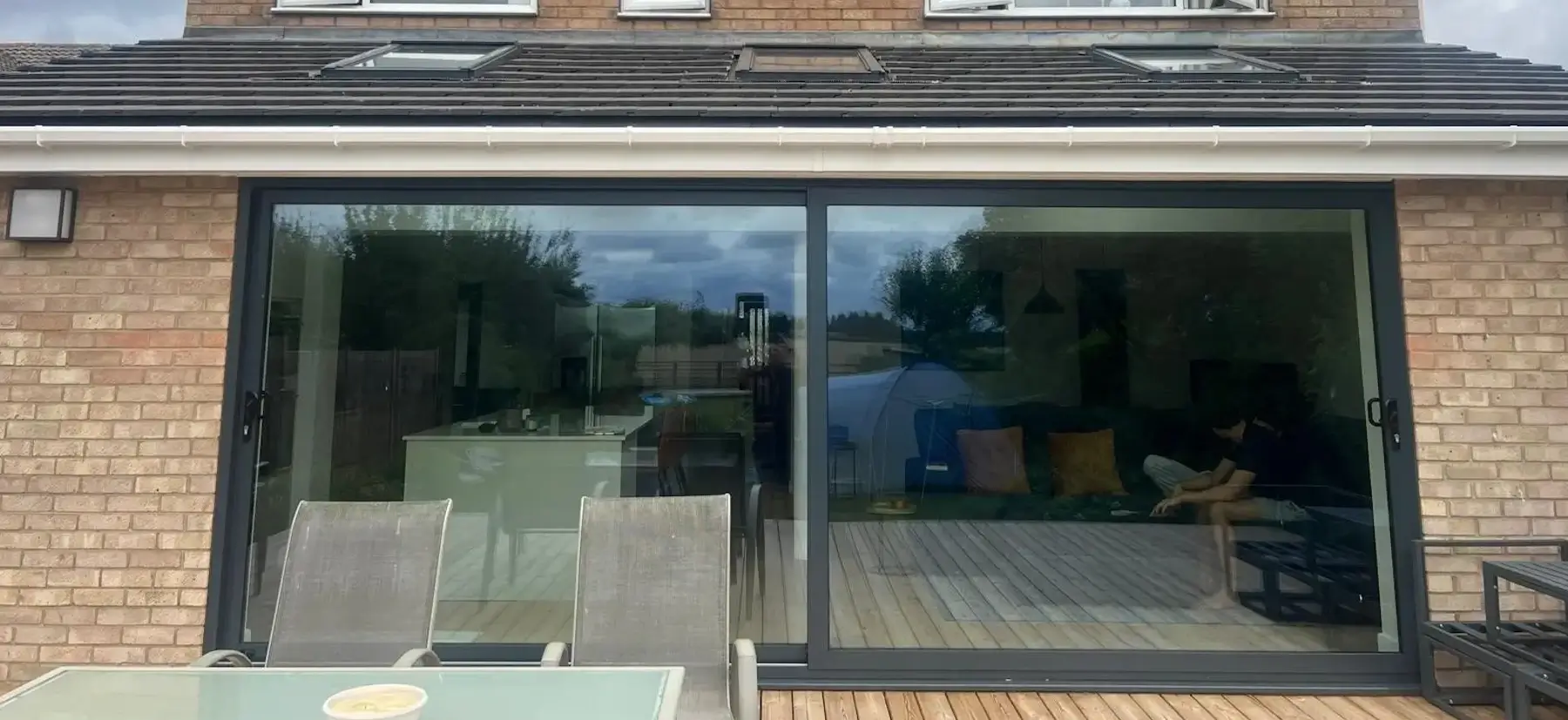 High security aluminium Sliding patio in Selby